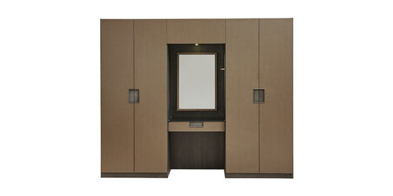 Milagro 4 Doors Wardrobe(With Makeup Table)